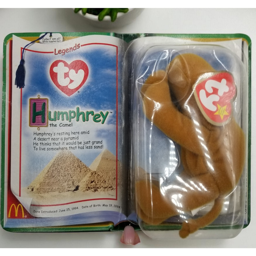 Humphrey The Camel Ty Teenie Beanie Baby Legend McDonalds Born May 19, 1994